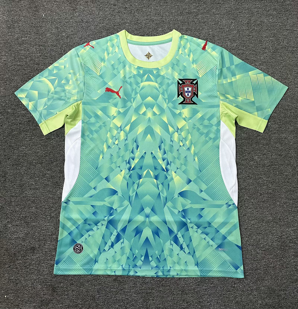 2026 Portugal National Team Goalkeeper Green Football Shirt