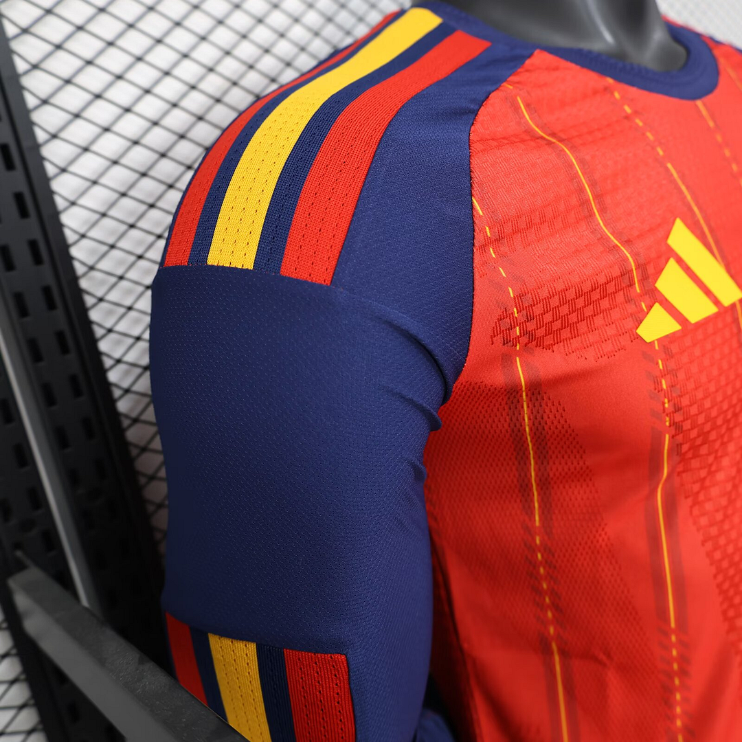 2026 Long Sleeves Player Version Spain National Team Home Football Shirt