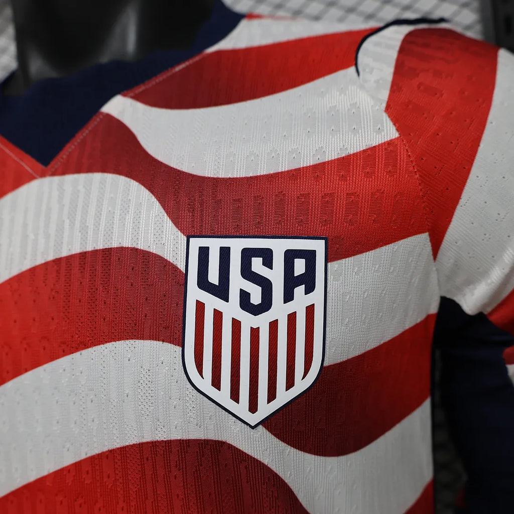2026 Long Sleeve Player Version United States National Team Home Football