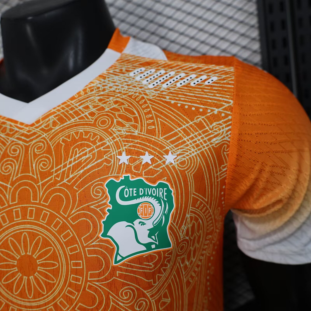 2026 Player Version Ivory Coast National Team Special Edition Orange Football Shirt