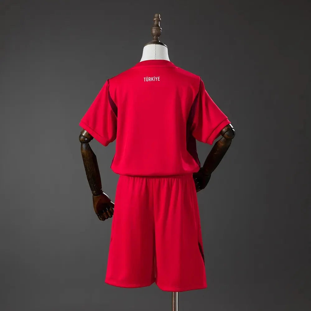 2026 Türkiye National Team Away Football Shirt Kids Size