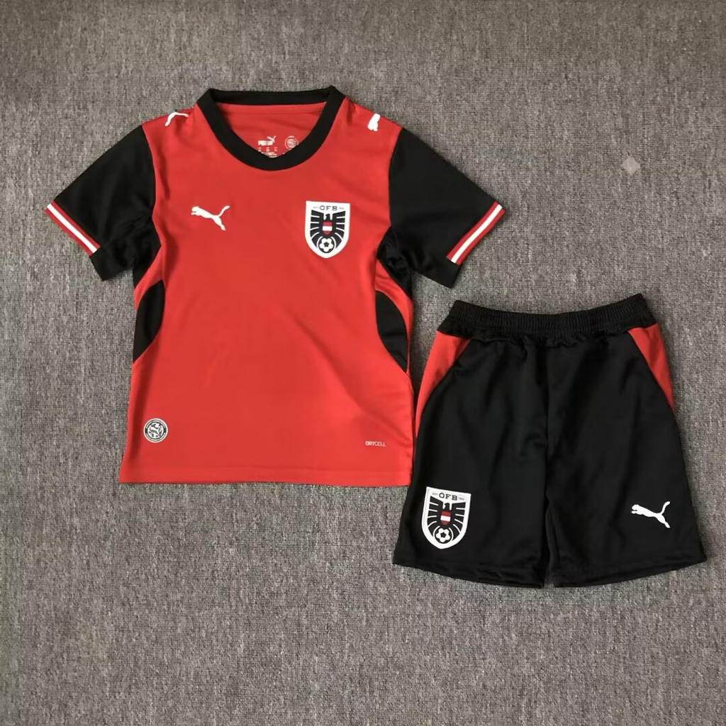 2026 Austria National Team Home Football Shirt Kids Size