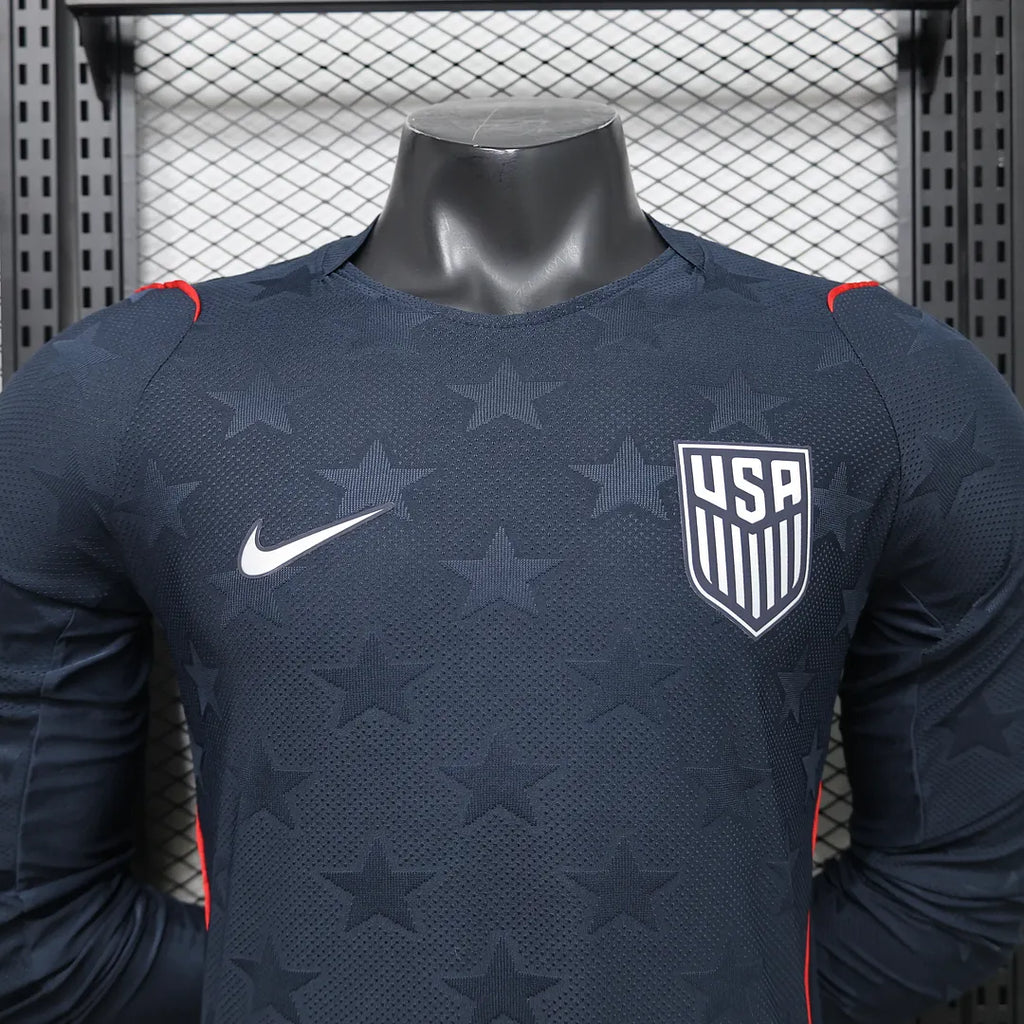 2026 Long Sleeve Player Version United States National Team Away Football Shirt