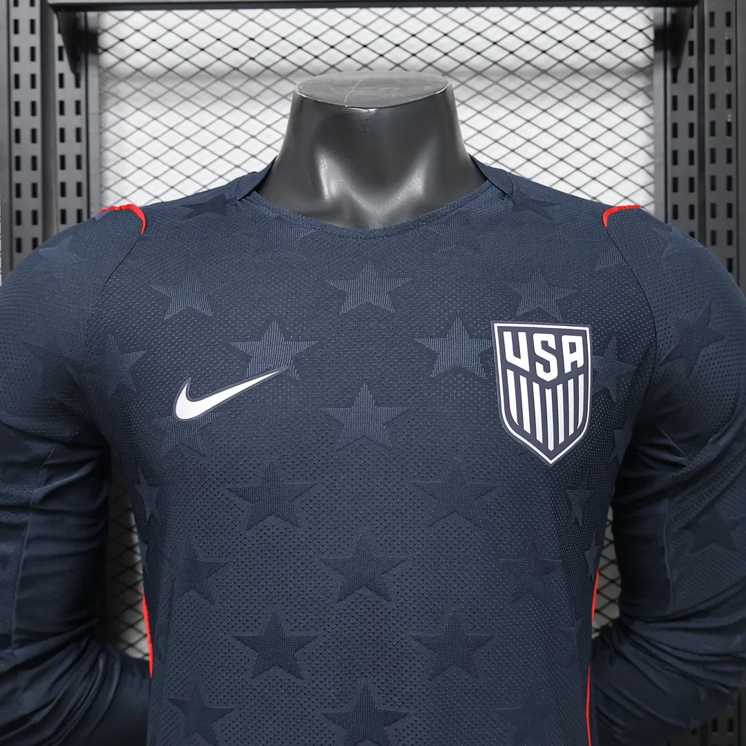 2026 Long Sleeve Player Version United States National Team Away Football Shirt