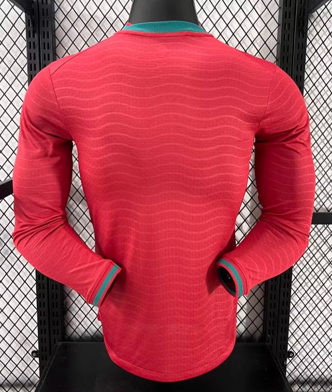 2026 Long Sleeve Player Version Portugal National Team Home Football Shirt