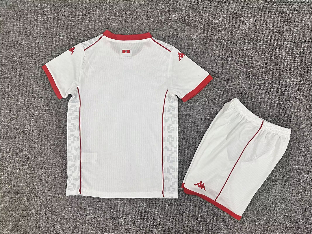 2026 Tunisia Away Football Shirt Kids Size