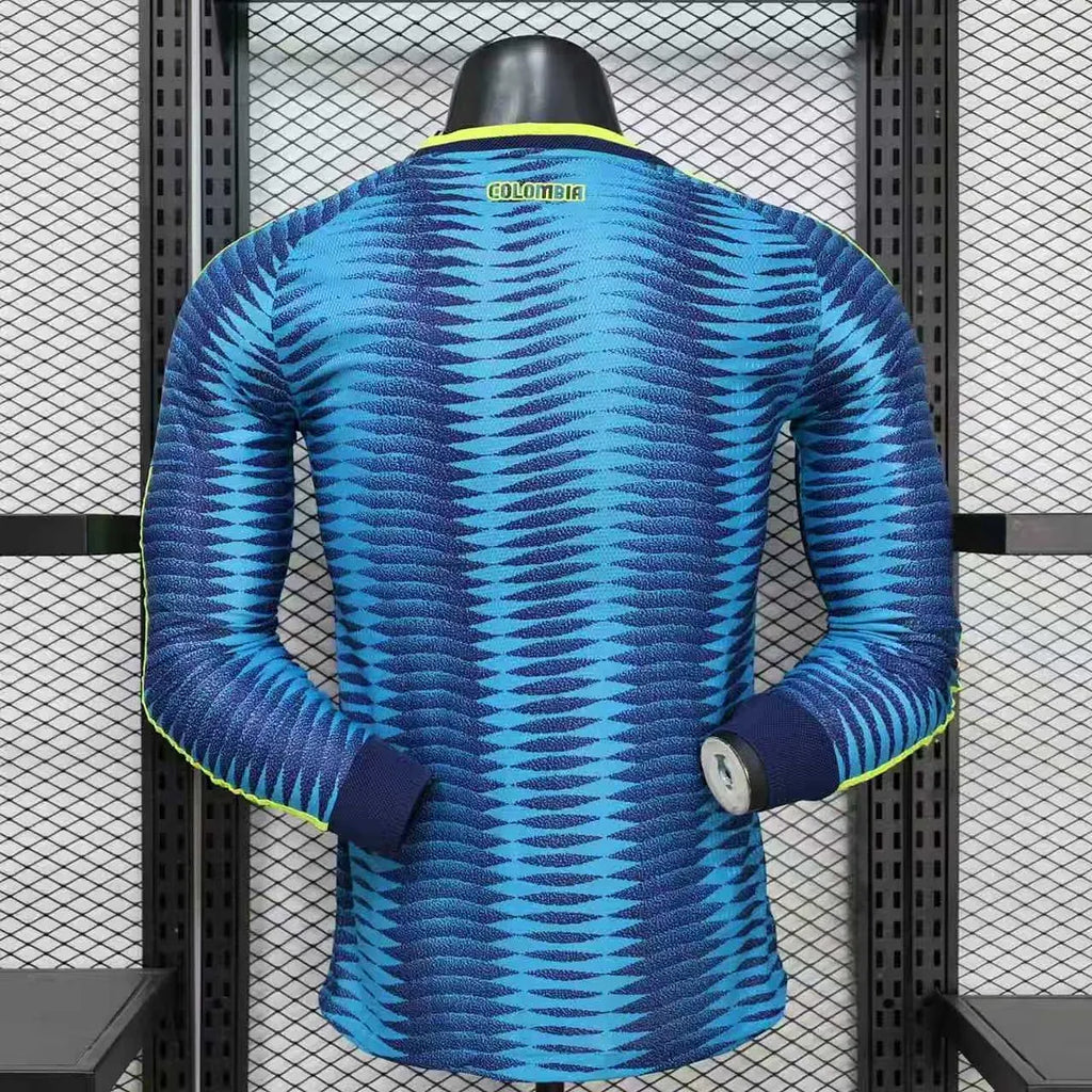 2026 Long Sleeve Player Version Colombia National Team Away Football Shirt