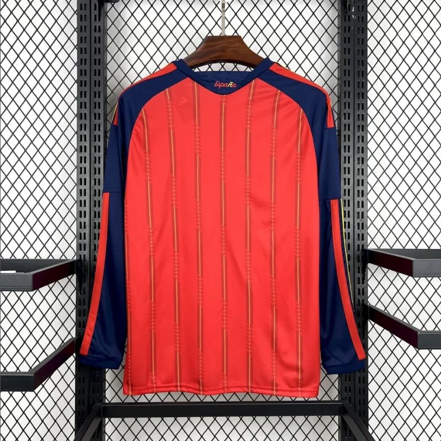 2026 Long Sleeves Spain National Team Home Football Shirt