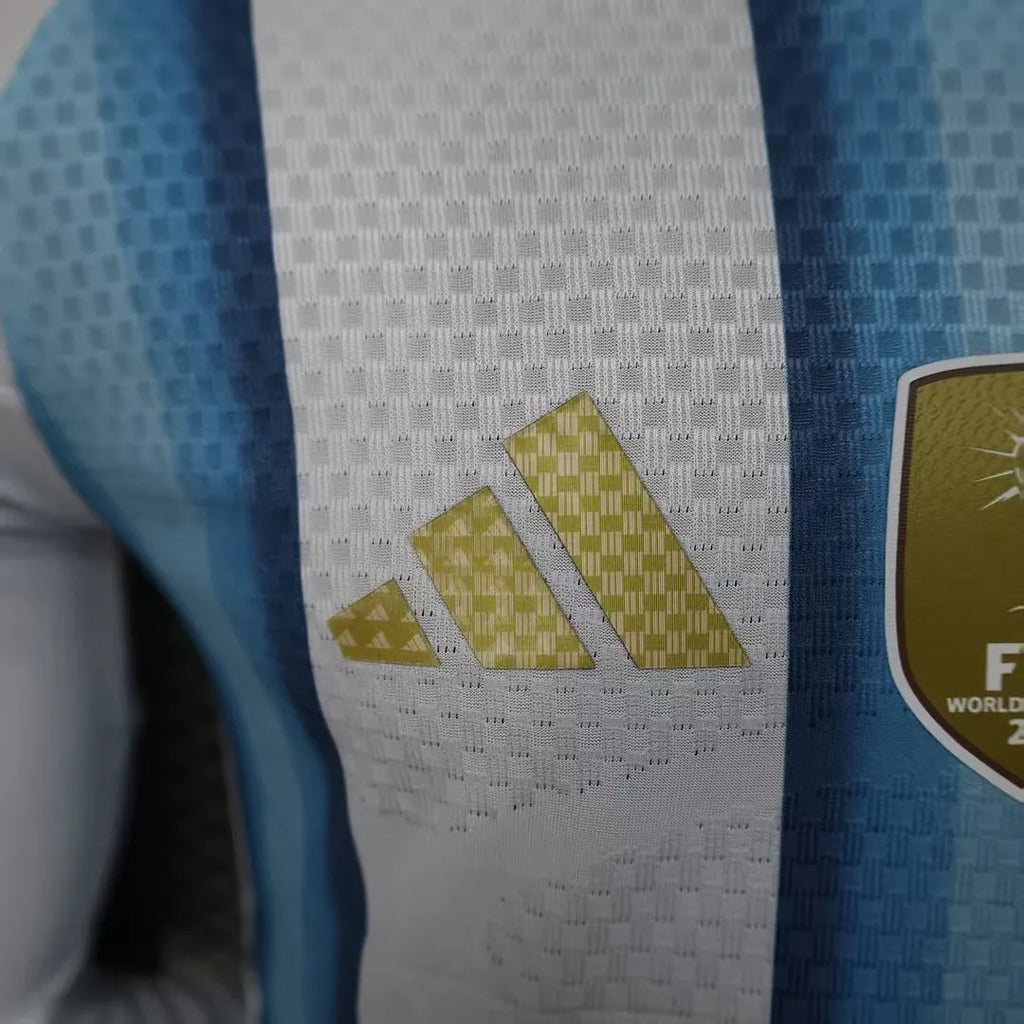 2026 Long Sleeve Player Version Argentina Home