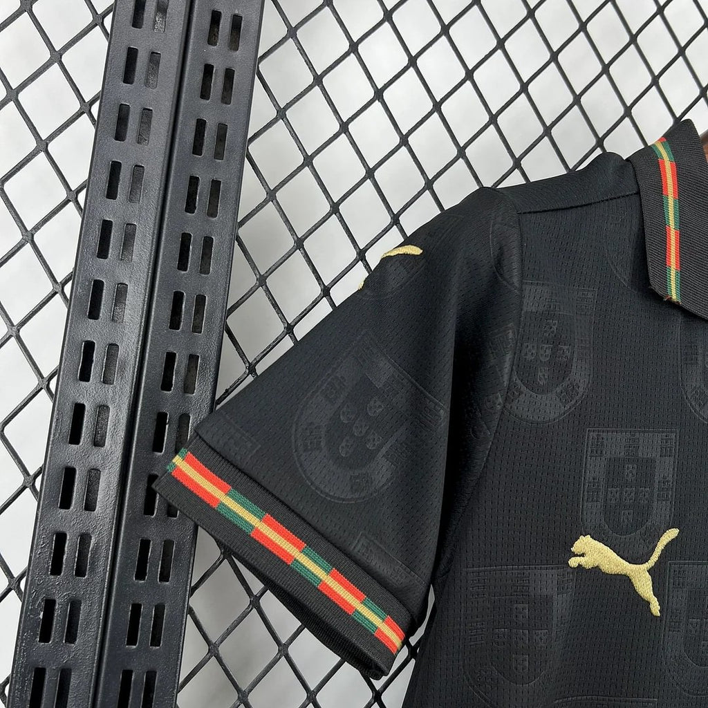 2026 Portugal Special Edition Black Football Shirt Kids Size