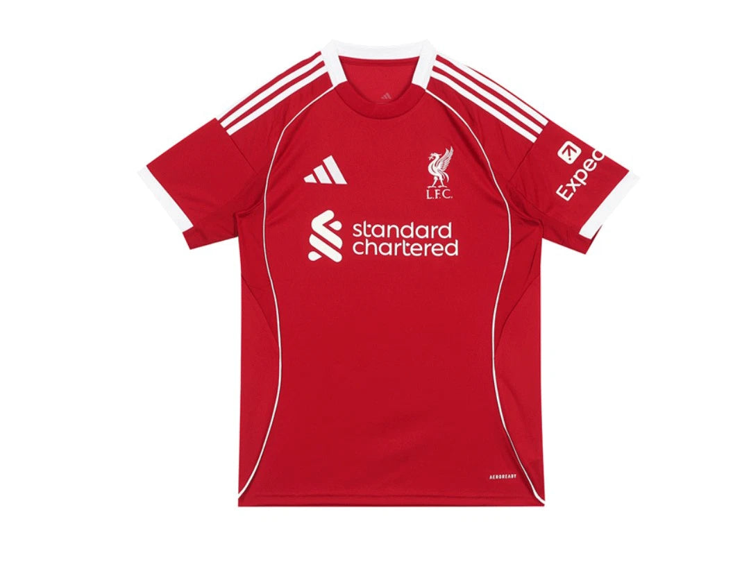 25-26 Player Version Liverpool Home Football Shirt